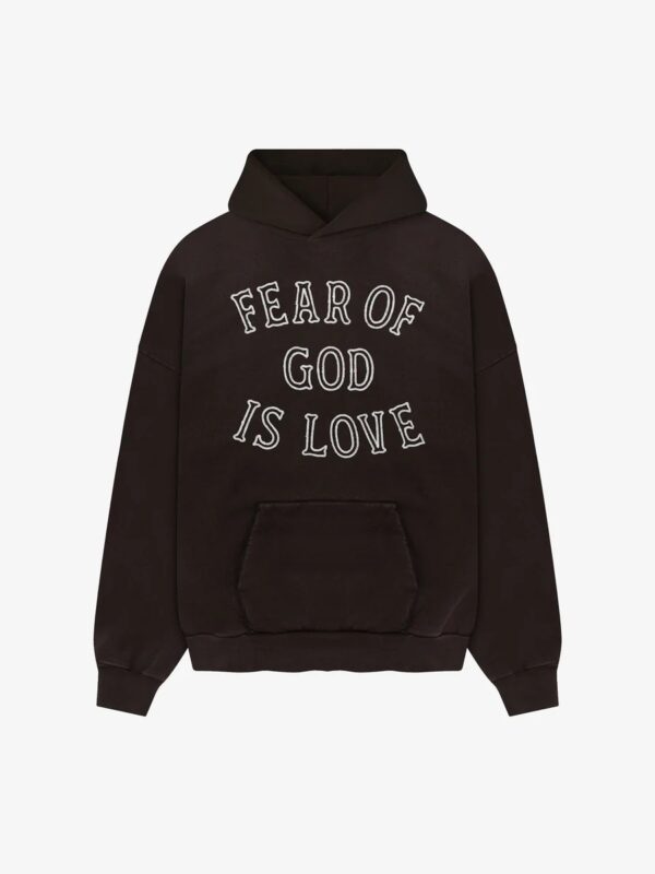 Fear of God Essentials Is Love Hoodie premium oversized pullover streetwear hoodie