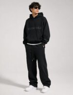 Black Essentials Hoodie for Men & Women - Image 4
