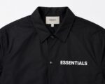 Jet Black Essentials Coach Jacket