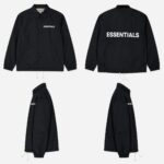 Fear of God Essentials Black Coach Jacket