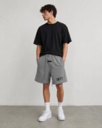 Essentials 1977 Grey Shorts Unisex Streetwear